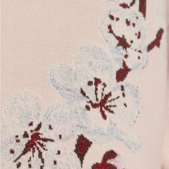 Alexander McQueen Pink and Red Floral Sweater - Picture 2 of 2